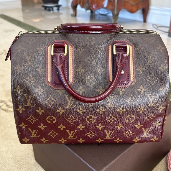 Louis Vuitton Speedy 30 Mirage Bordeaux - Picture 10 of 15
